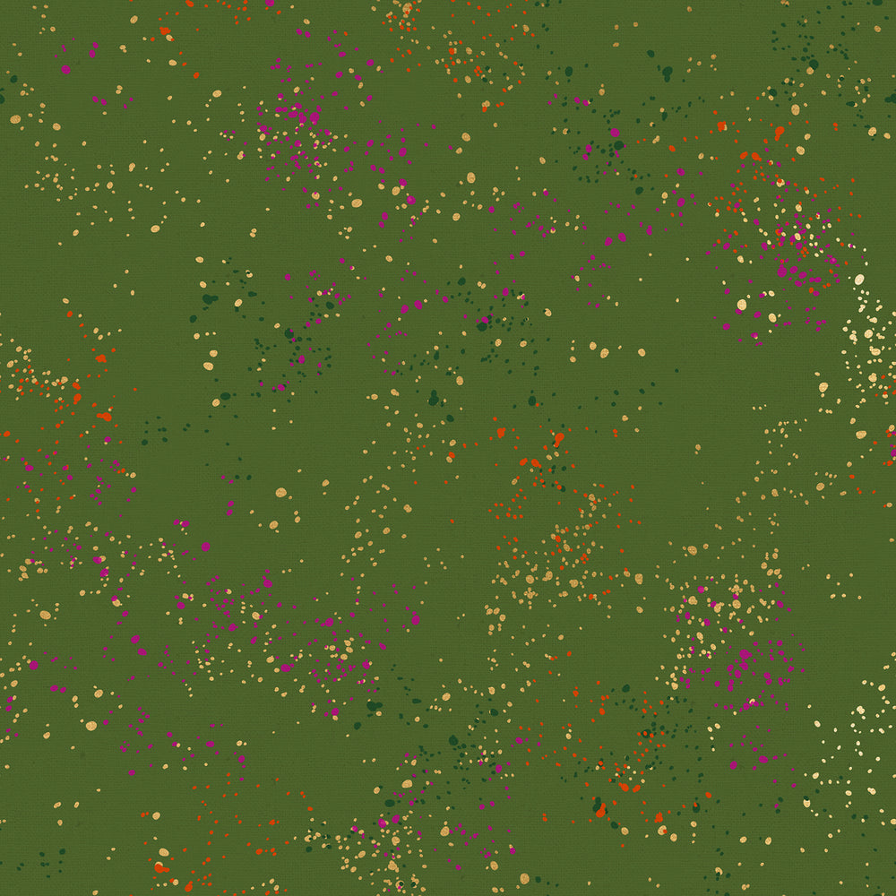 Speckled Metallic Sarah Green - CANVAS RS1117 115LM
