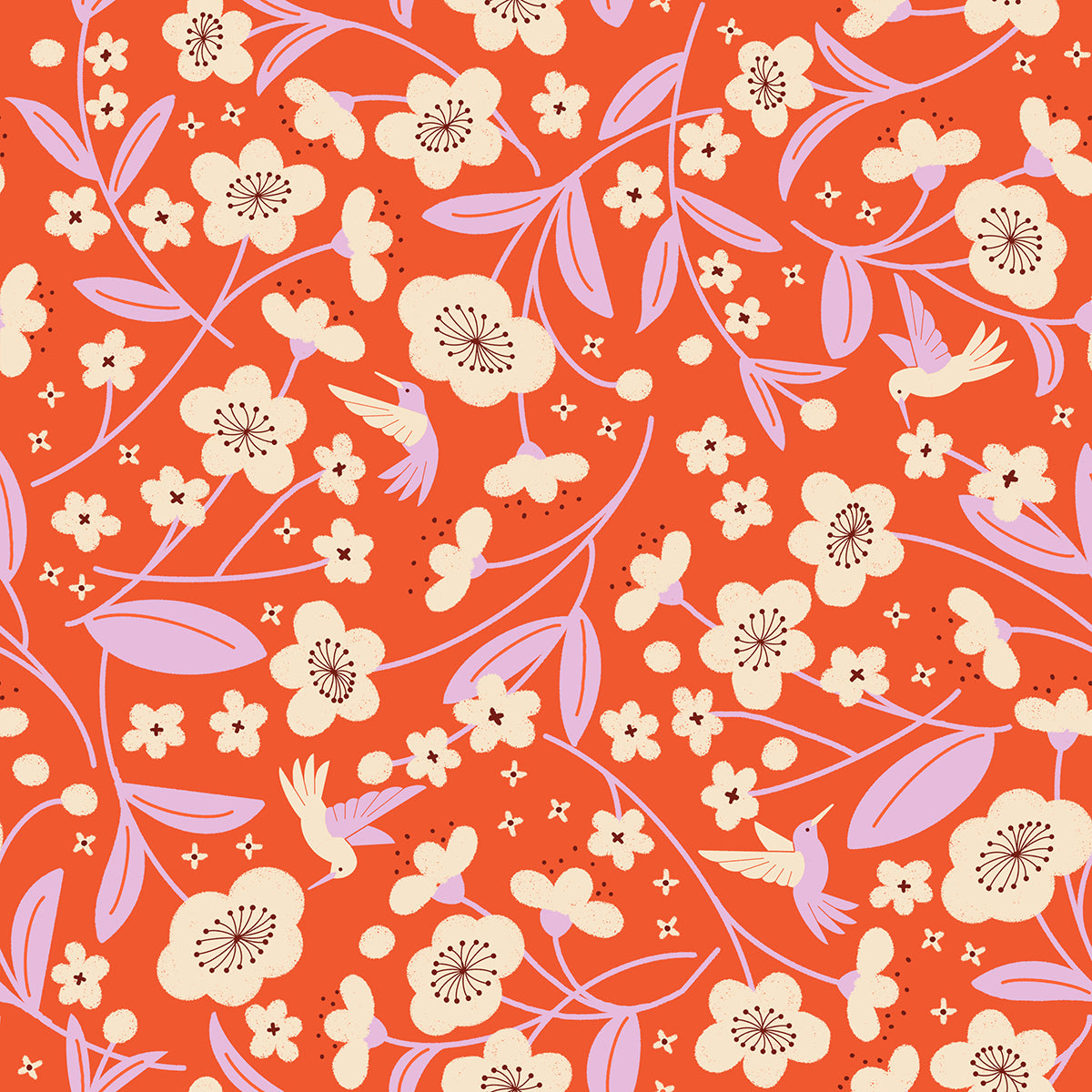 Persimmon - Persimmon Blossoms - Warm Red RS1121 12