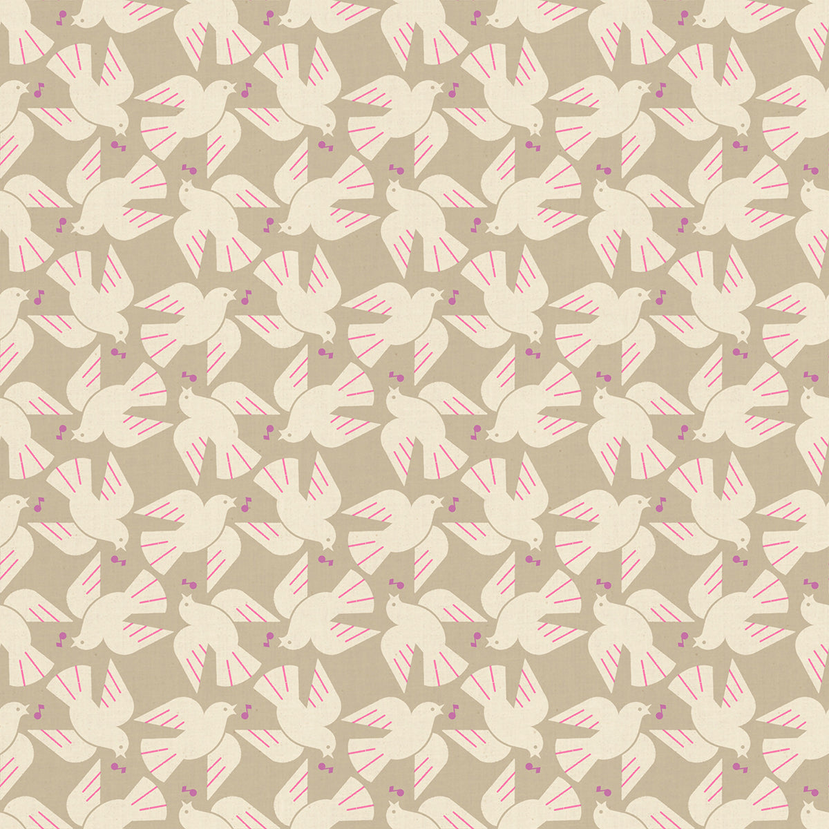 LoFi - Flock Yeah LINEN - Khaki RS1131 17CL