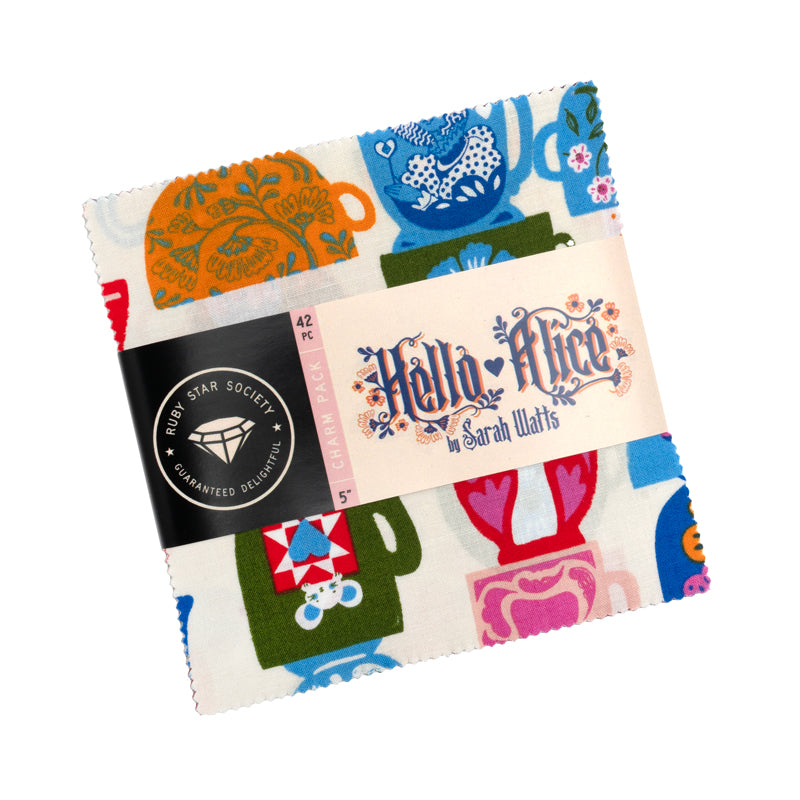 Hello Alice - Charm Pack (5" squares)