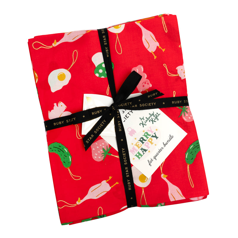 Merry Happy - Full Fat Quarter Bundle - 27pcs RS3097FQ