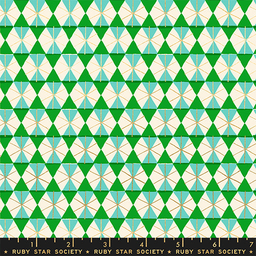 Merry Happy - Happy Hexie - Metallic Verdant RS3102 16M