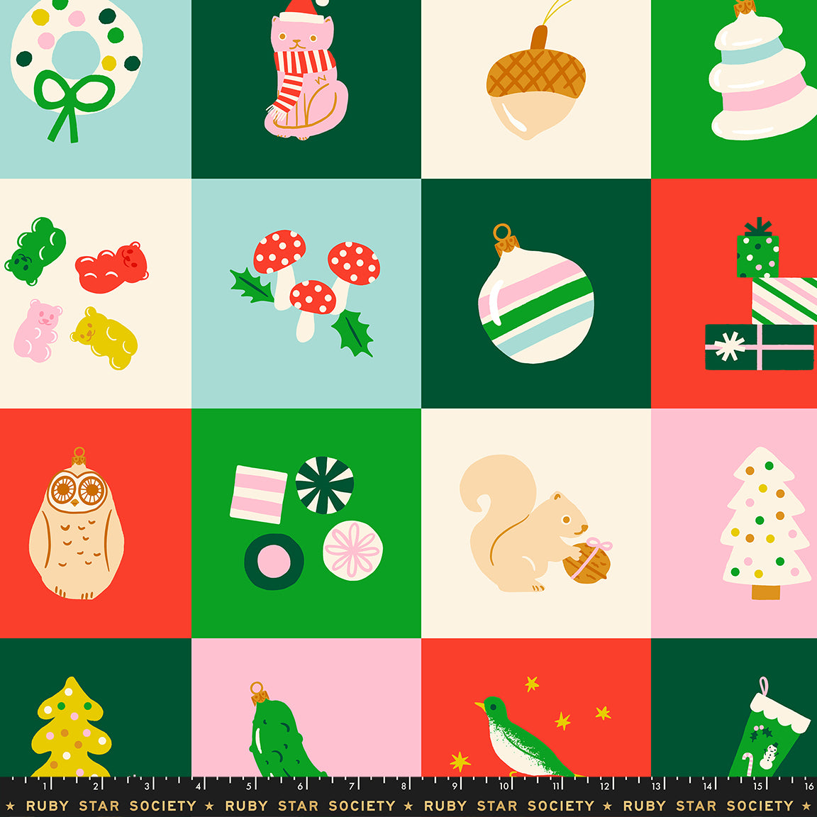 Merry Happy - Merry Happy PANEL 36" x 44" - Lollipop RS3105 11