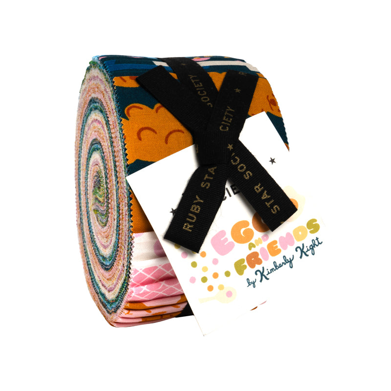 Egg and Friends - Jelly Roll (2.5" X 41" strips)