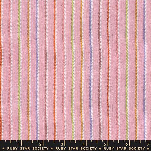 Warp & Weft Mystic Fable - Sketch Stripe Twist Weave - Rosebud RS4127 21