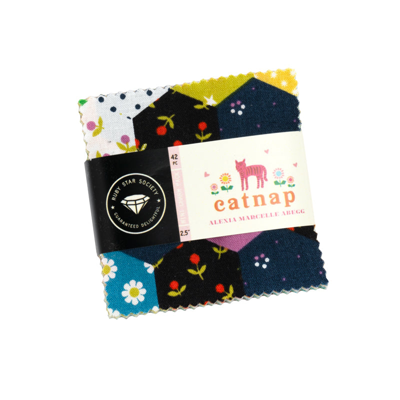 Cat Nap - Mini Charm Pack (2.5" squares)
