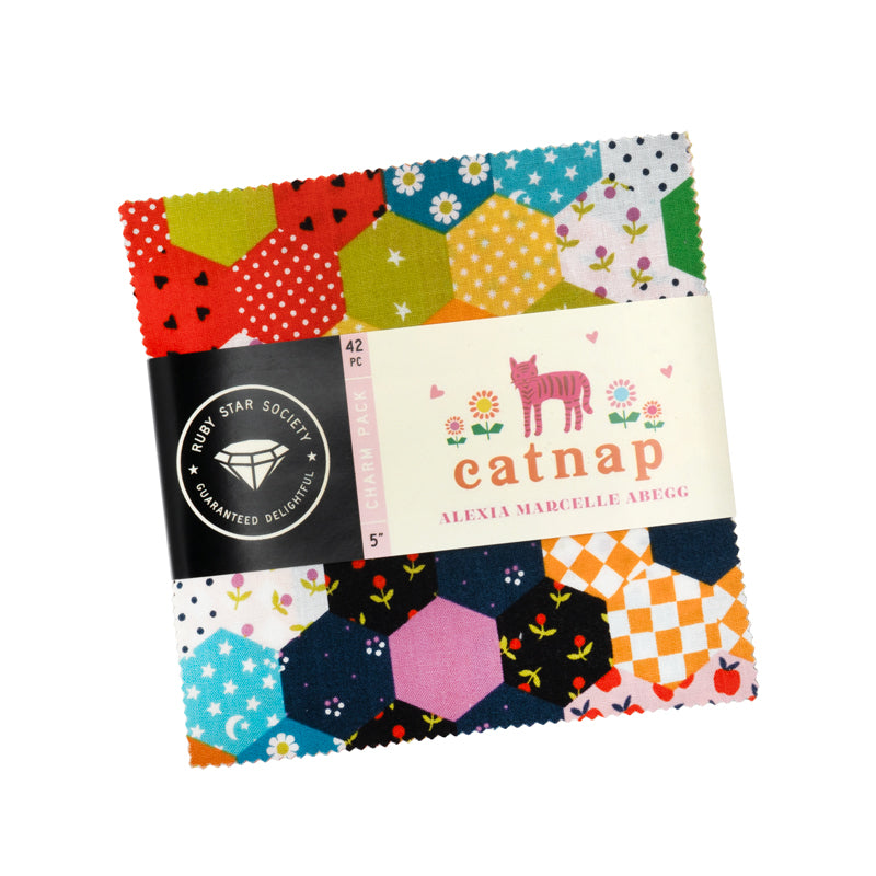 Cat Nap - Charm Pack (5" squares)