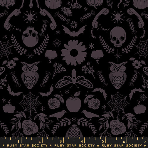 
                      
                        Good Spirits - Creepy Damask - Black
                      
                    