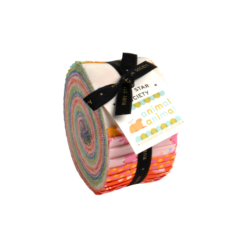 Animal Animal - Jelly Roll (2.5" X 41" strips)