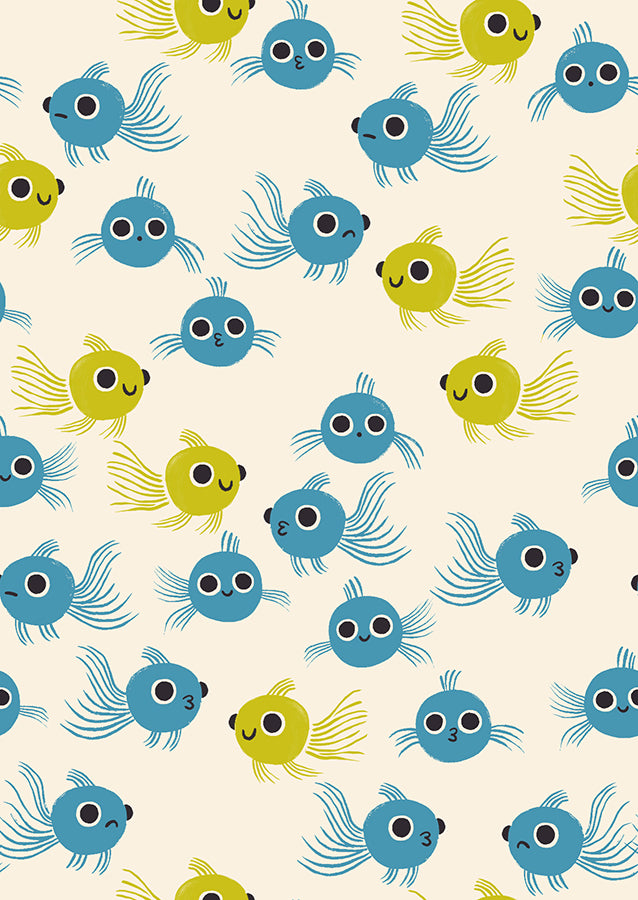 Animal Animal - Goldfish - Vintage Blue