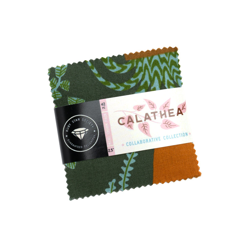 Calathea - Mini Charm Pack (2.5" squares)