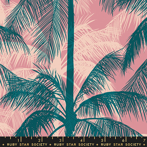 Poolside Too - Poolside Palms CANVAS - Plum – Wyldwood Creative