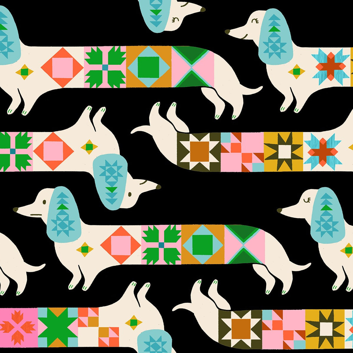 1-800-NOTION - Quilty Dog - Soft Black RS5213 13