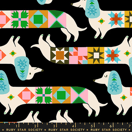 1-800-NOTION - Quilty Dog - Soft Black RS5213 13