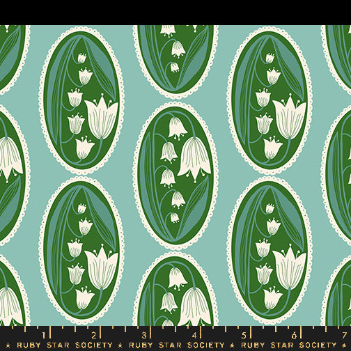 Endpaper - Lily of the Valley Cameo - Water