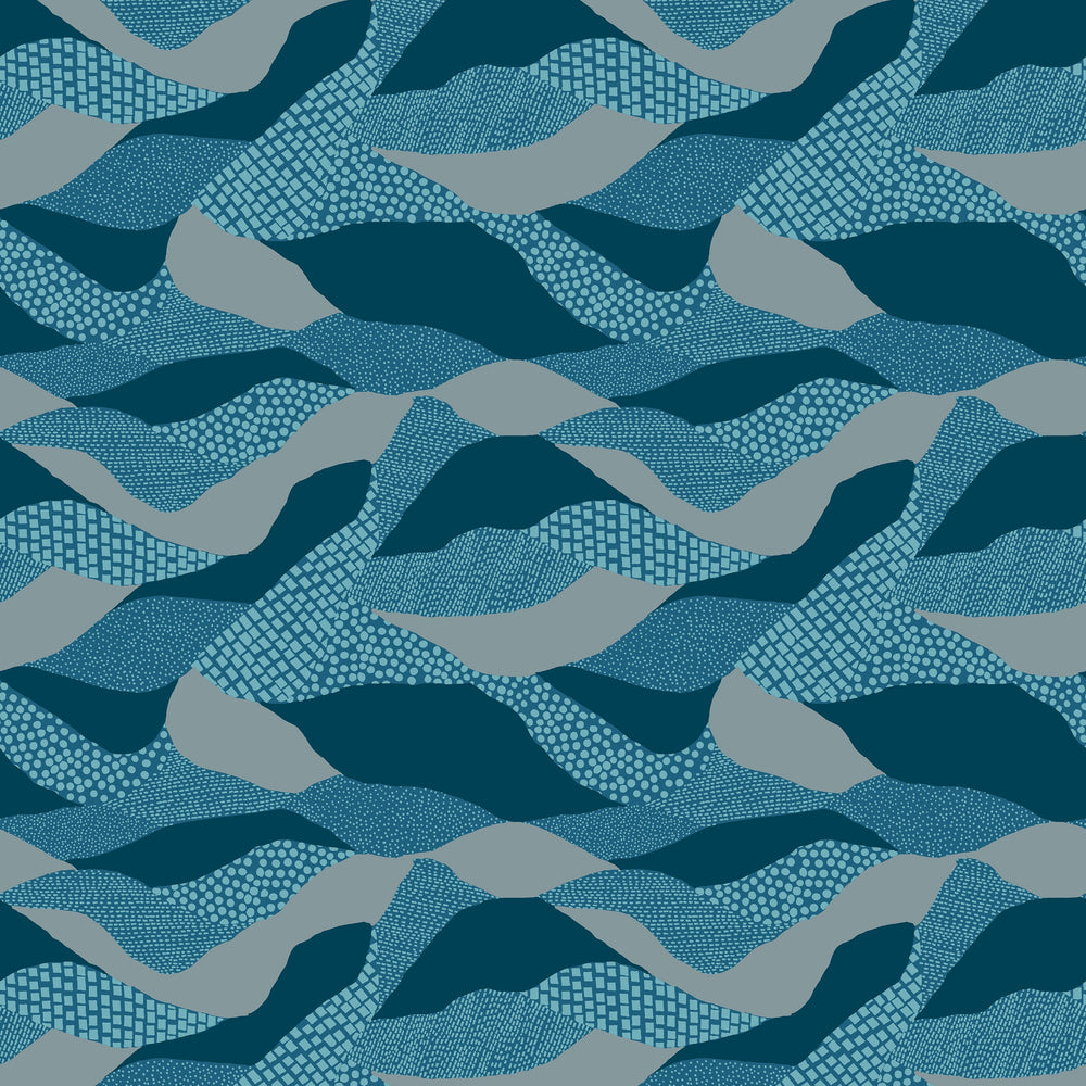 Reimagined Landscapes - Lands End - Teal