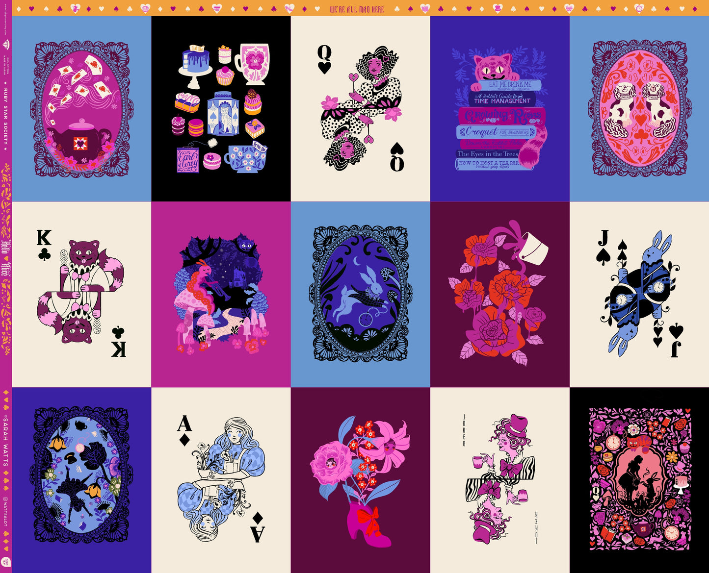 Hello Alice - Wonderland PANEL - Multi