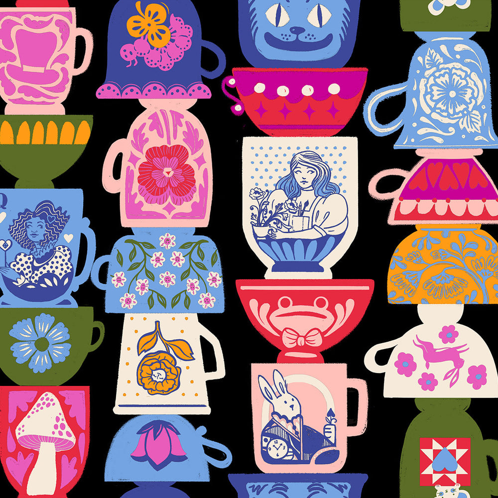 Hello Alice - Tea Party - Black