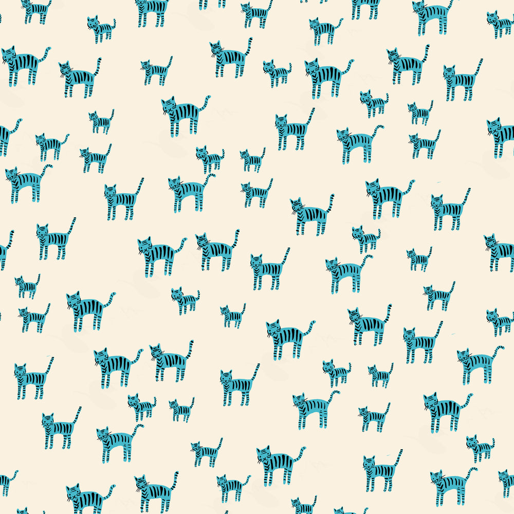 Catnap – Tiger Stripes – Turquoise