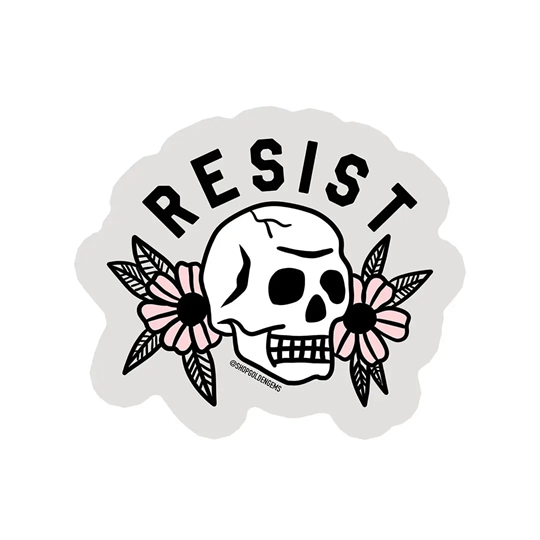 Resist Sticker