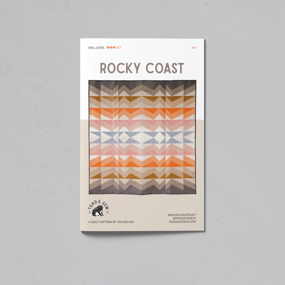 
                      
                        Rocky Coast Quilt Printed Pattern
                      
                    