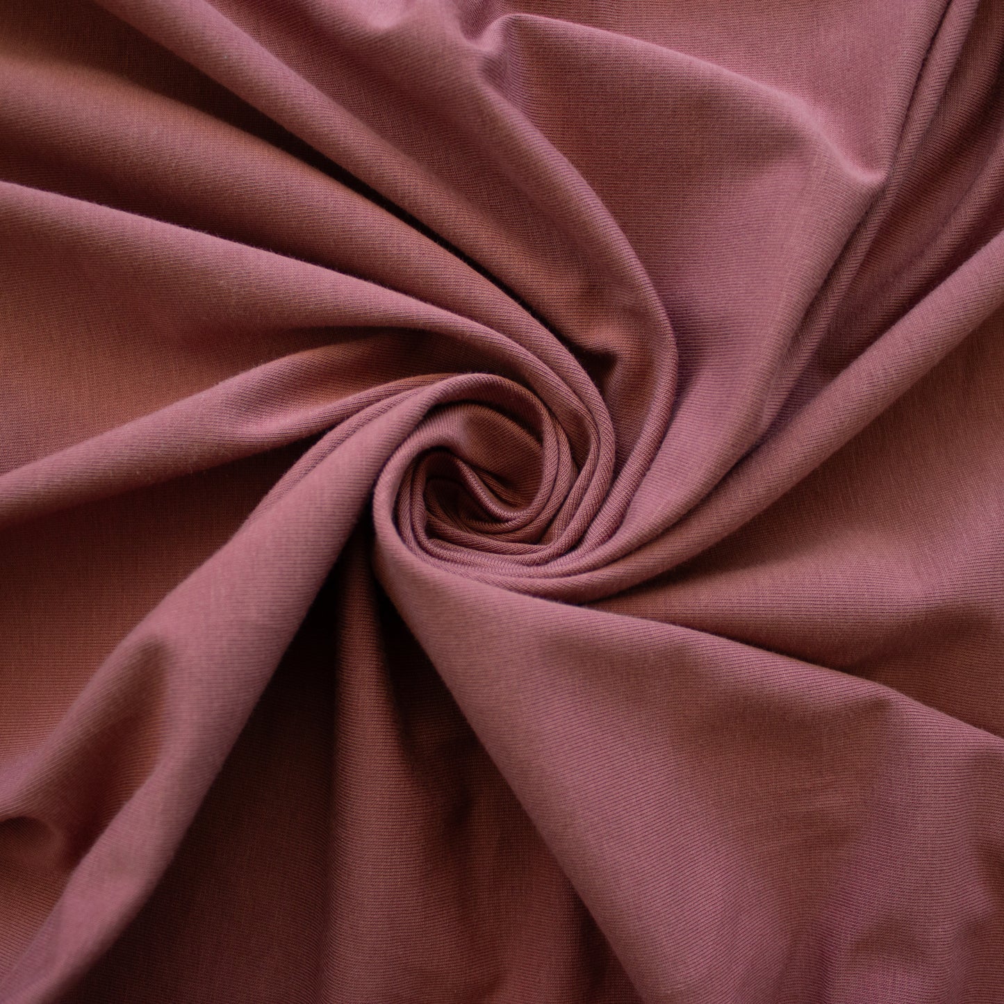 Organic Cotton Stretch Jersey - Rosewood