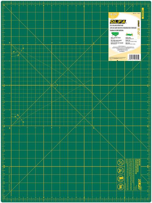 Rotary Cutting Mat 18"x24" - Green