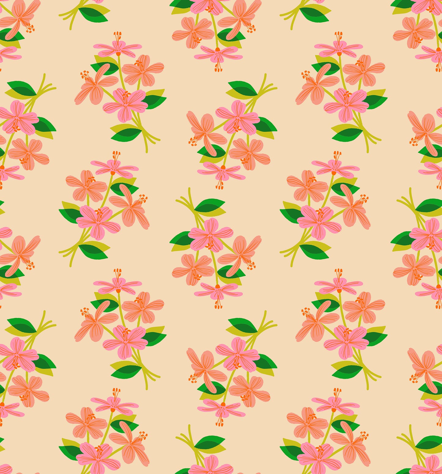 Favorite Flowers - Nosegay - Vintage Paper