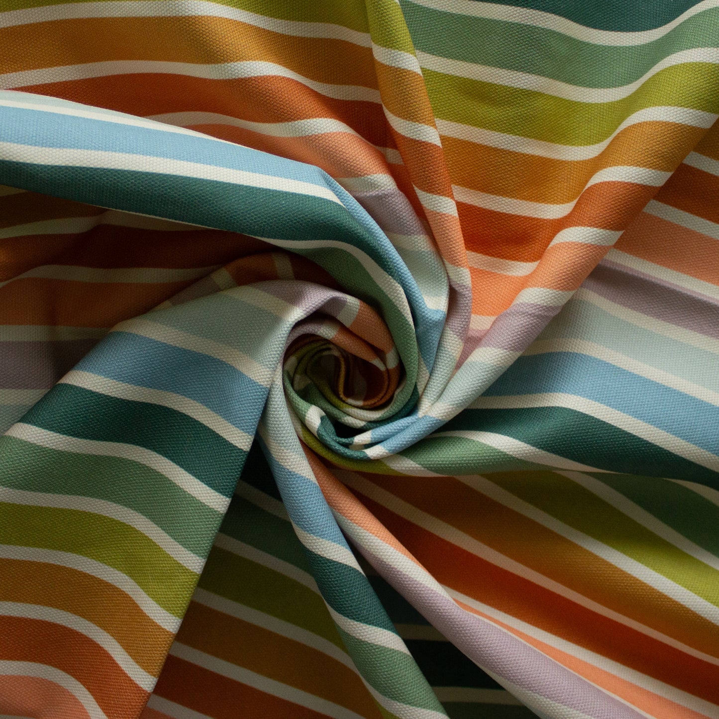 Slow Summer - Stripe - Cotton CANVAS