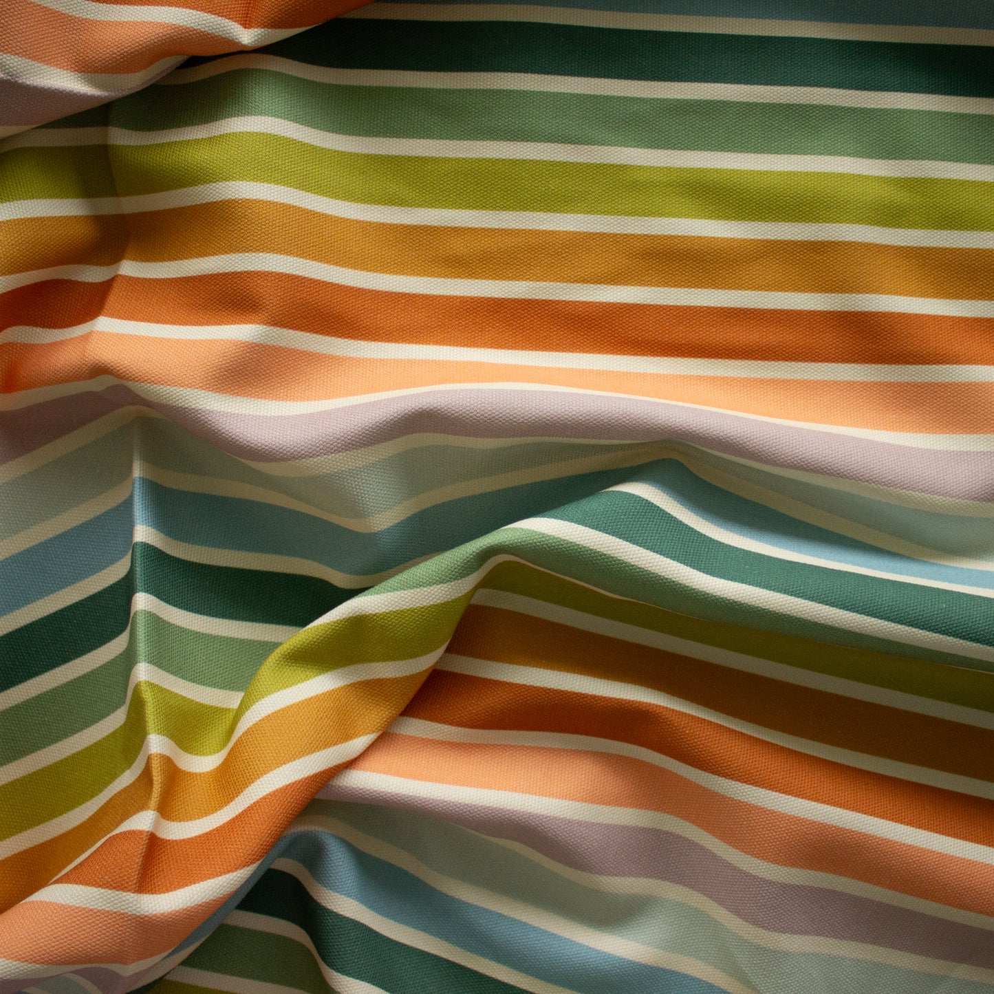 Slow Summer - Stripe - Cotton CANVAS
