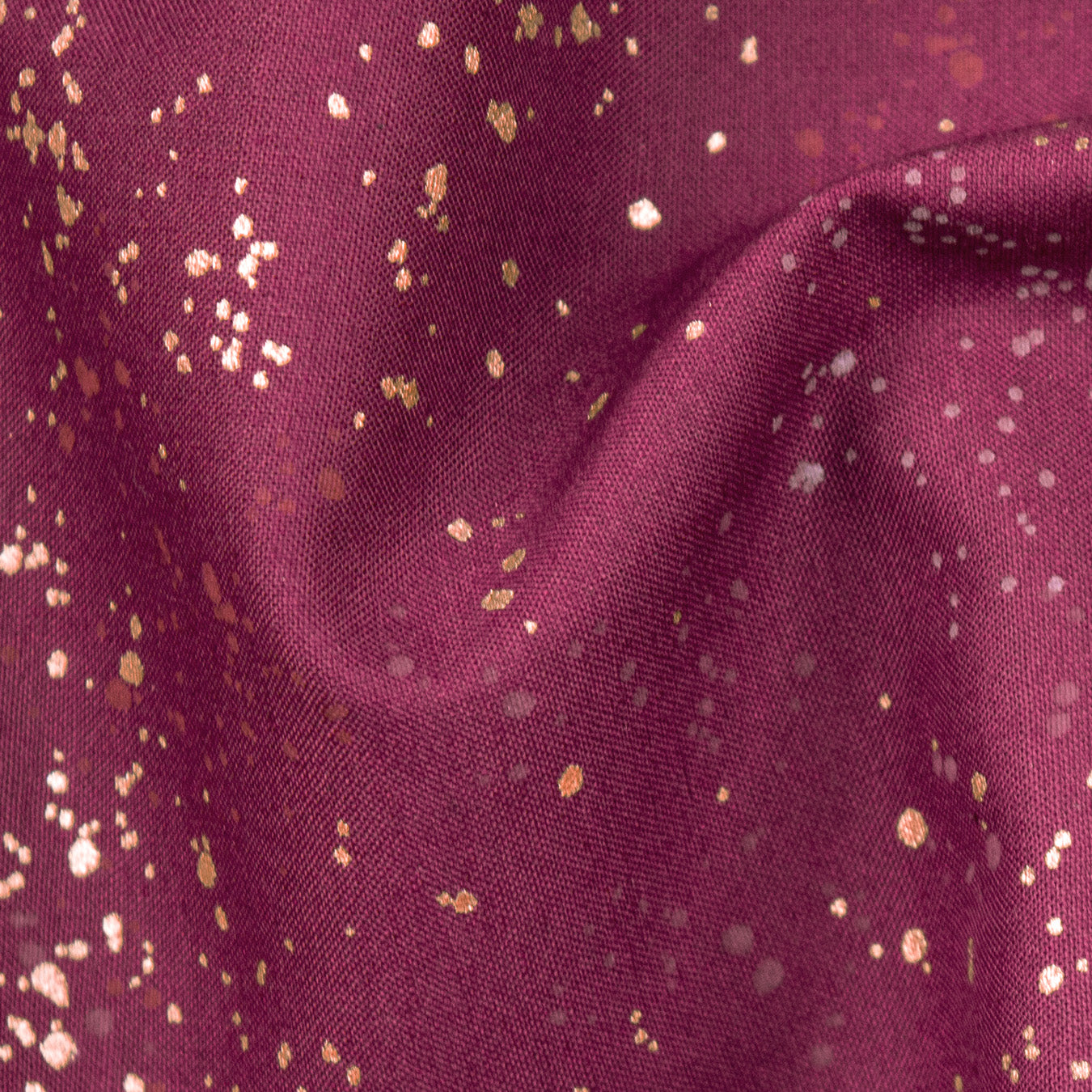 Speckled Metallic Purple Velvet