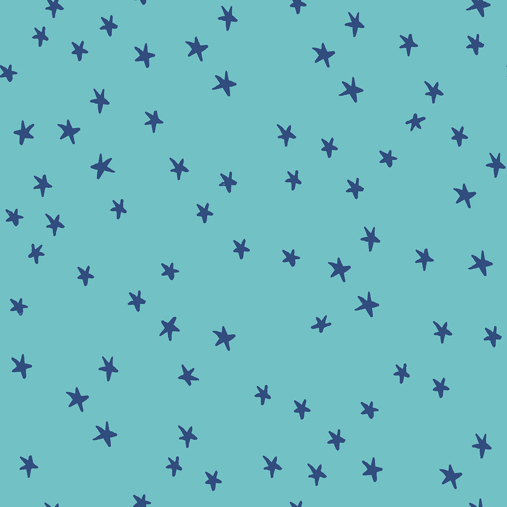 Starry - Turquoise 108" Wide