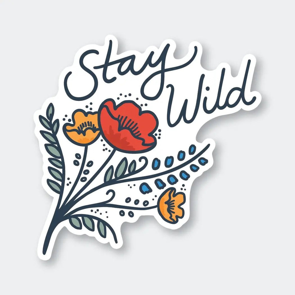 Stay Wildflower Sticker