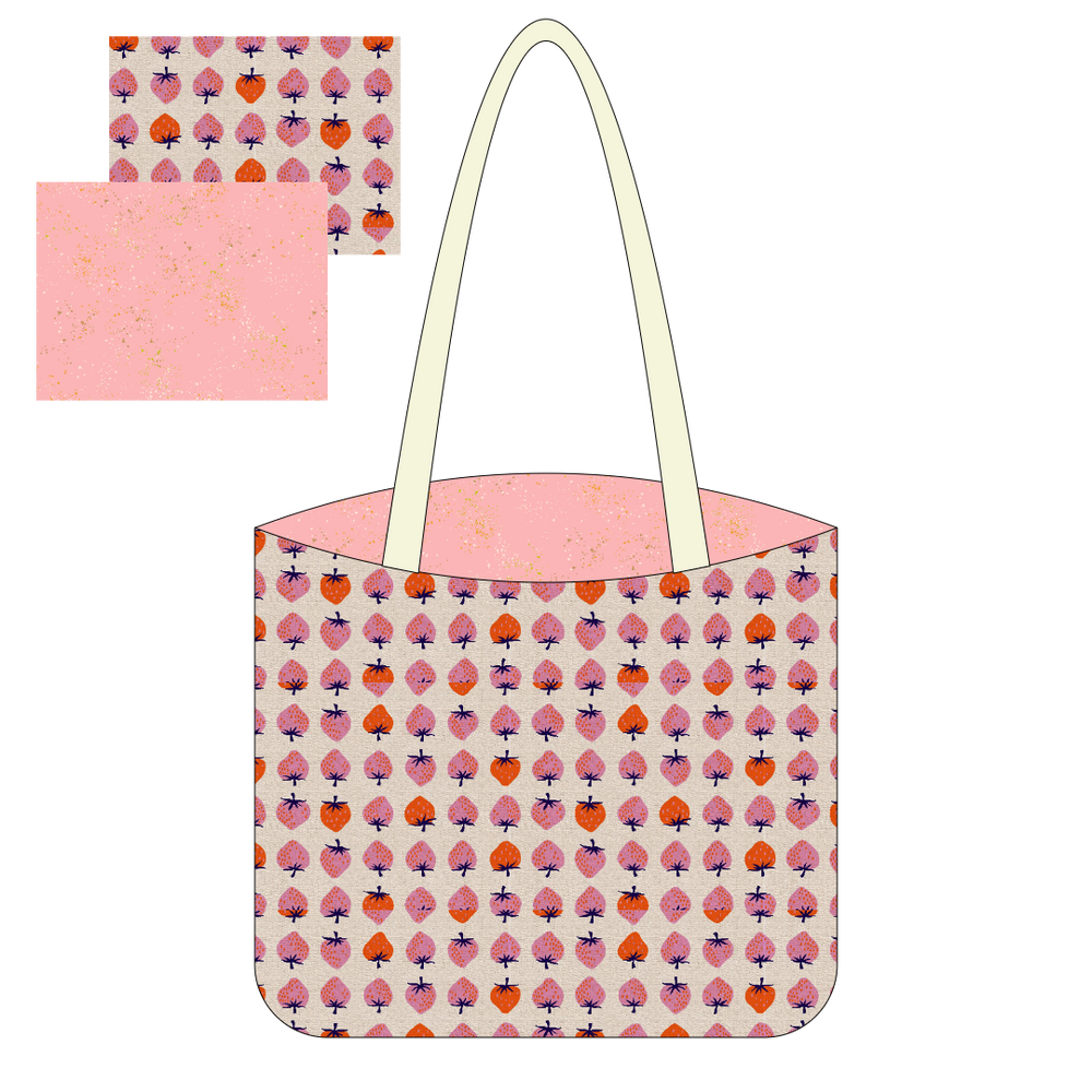 Strawberry & Balmy Canvas Tote Kit