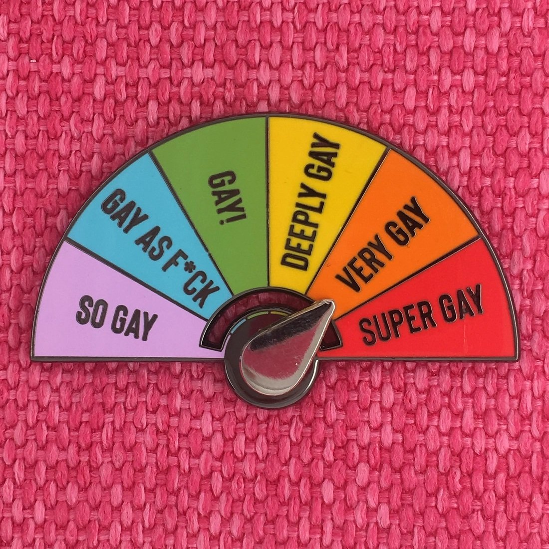 Super Gay Enamel Pin