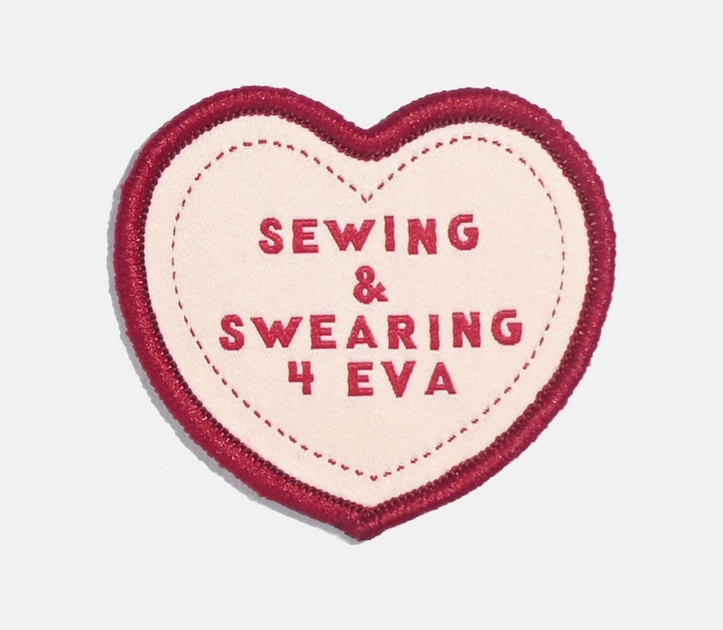 Swearing & Sewing 4 Eva Iron On Patch