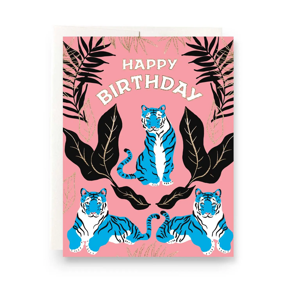 Tiger Birthday Card