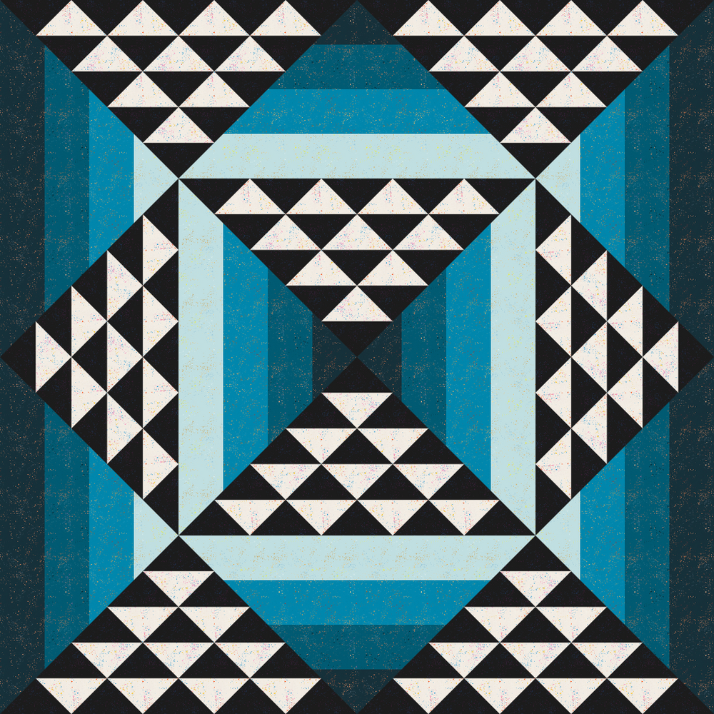 
                      
                        Time Capsule Quilt Kit - Blue Speckled
                      
                    