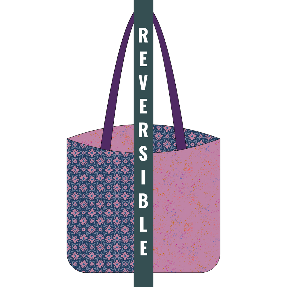 Floral Bluebell + Lupine - Tote Kit - All Cotton