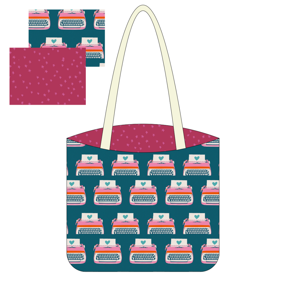 Typewriters Canvas Tote Kit