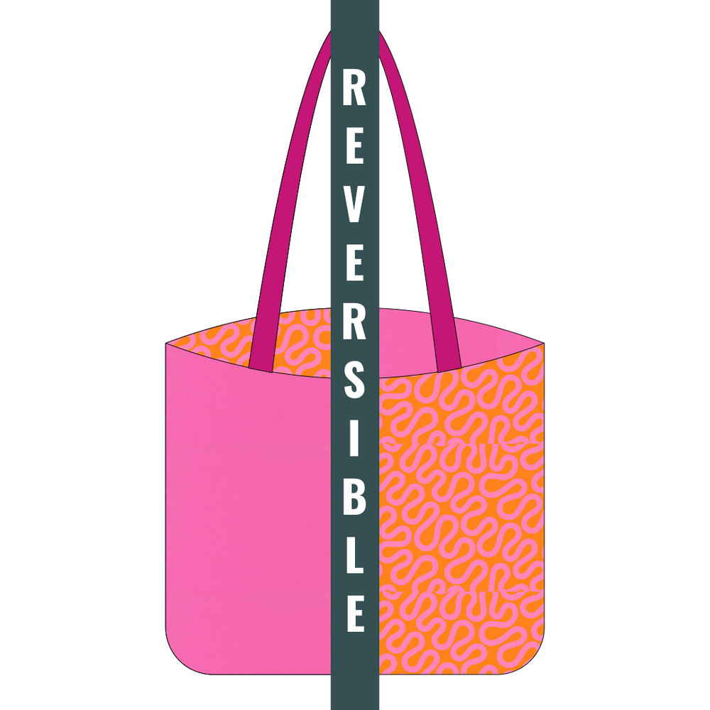 Orange Zest and Peony - Tote Kit - All Cotton