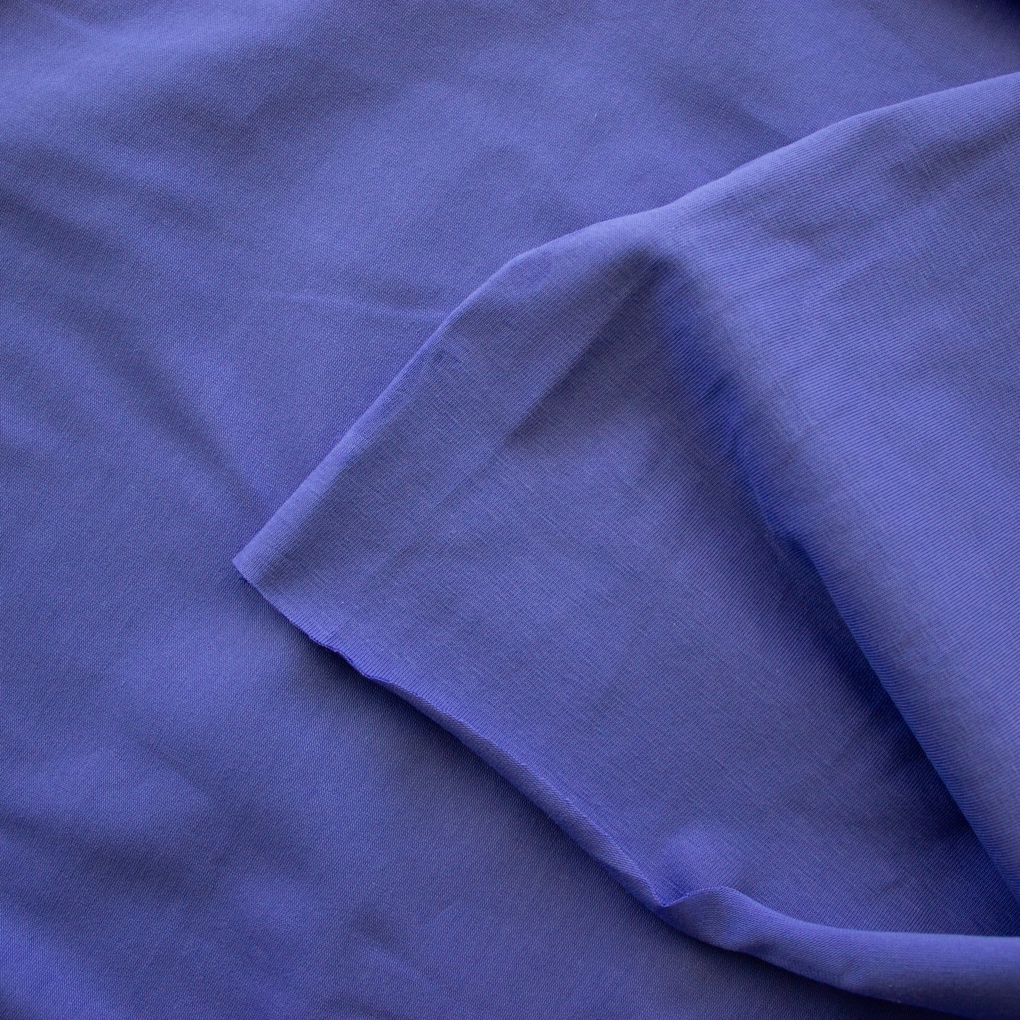 Organic Cotton Stretch Jersey - Violet Blue