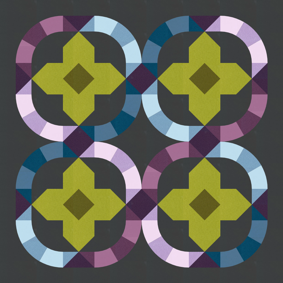 Moonbeam Quilt Kit -  WWC Color Palette