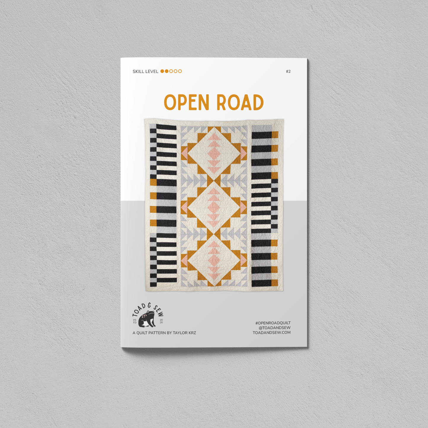 Open Road Printed Quilt Pattern