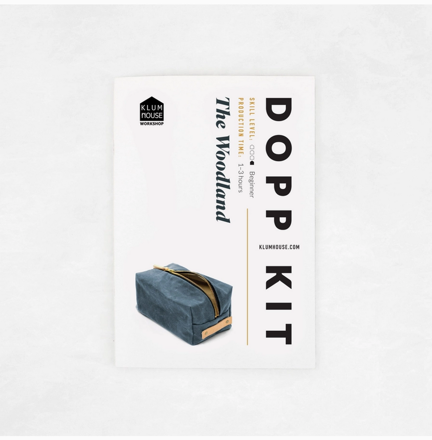 Woodland Dopp Kit Pattern