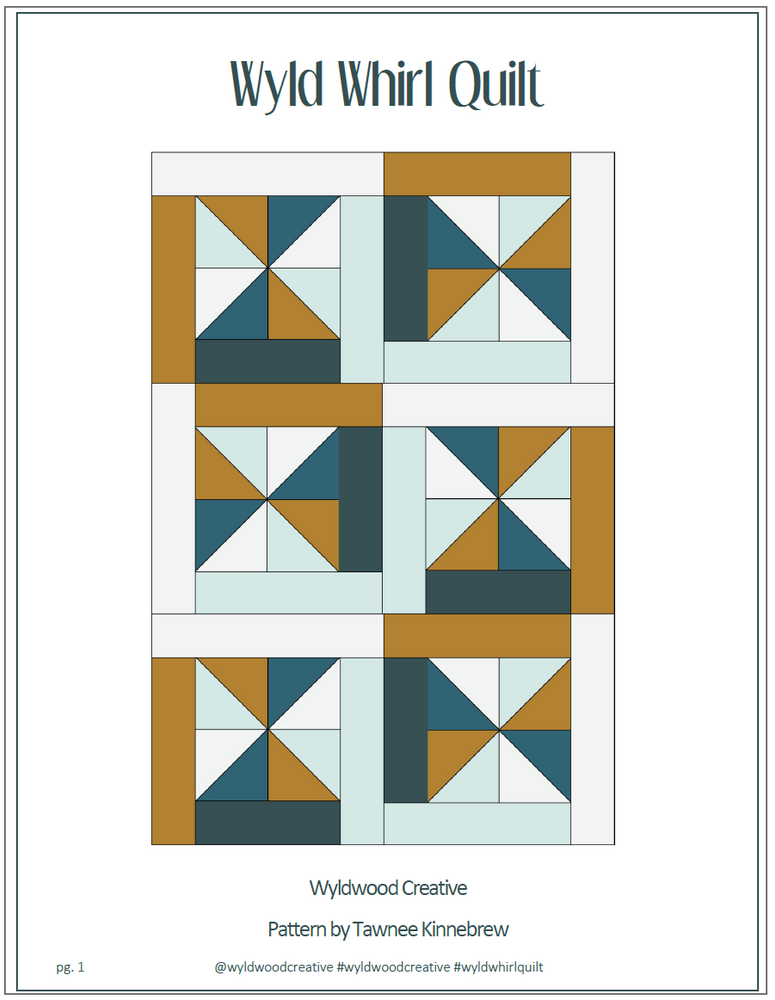 
                      
                        Wyld Whirl Quilt Pattern - Digital Pattern
                      
                    