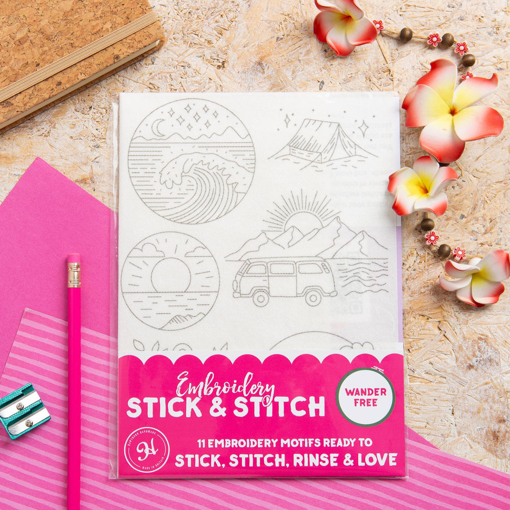 Wander Free Stick & Stitch Embroidery Pack