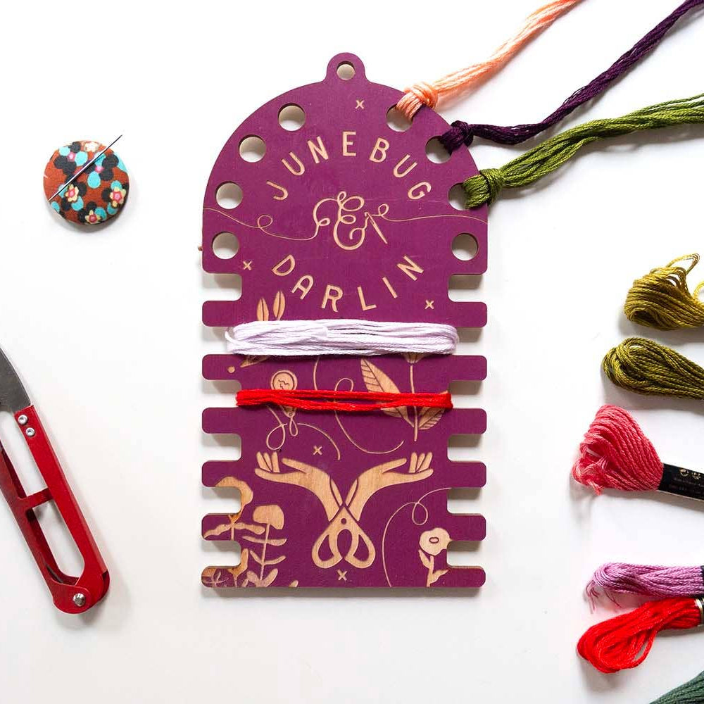 Wood Floss Organizer