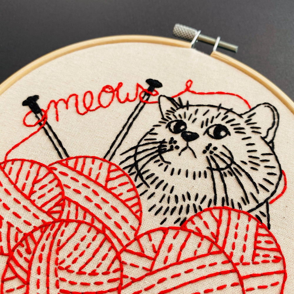 
                      
                        Kitten with Knitting Embroidery Kit
                      
                    