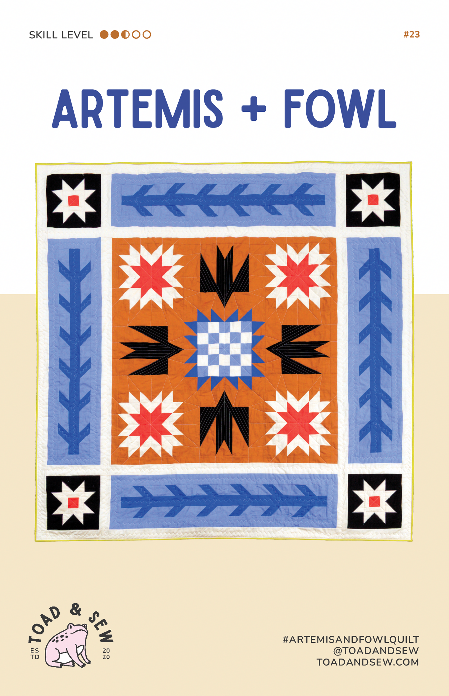 Artemis + Fowl Quilt Printed Pattern